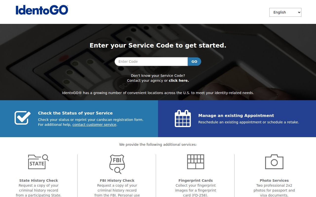 Onondaga County criminal record fingerprint enrollment portal